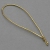 Anello elastico con nodo 90 mm | oro