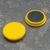 Magnete da ufficio, rotondo 32 mm | giallo
