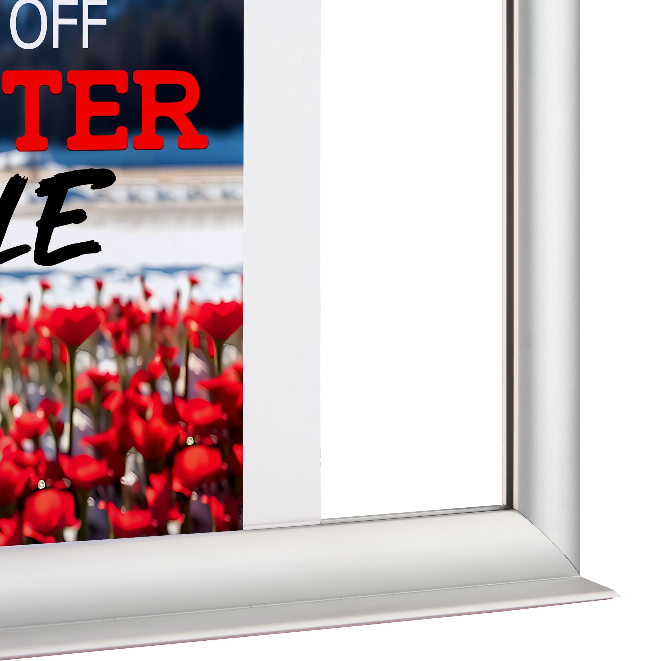 Cornice in metallo nero 30x40 cm | Cornice elegante per un look pulito e minimalista | Poster Store Italia