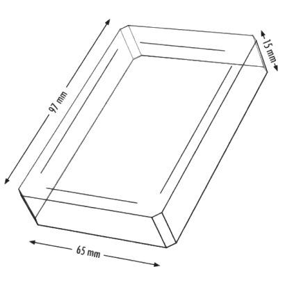 6 Scatole Porta Carte Da Gioco Trasparenti Con Coperchio | Plastica PP, Dimensioni 10,6x7,3x1,8 Cm | Ideali Per Carte, Bancomat, Biglietti Da Visita, Gioielli, Viti