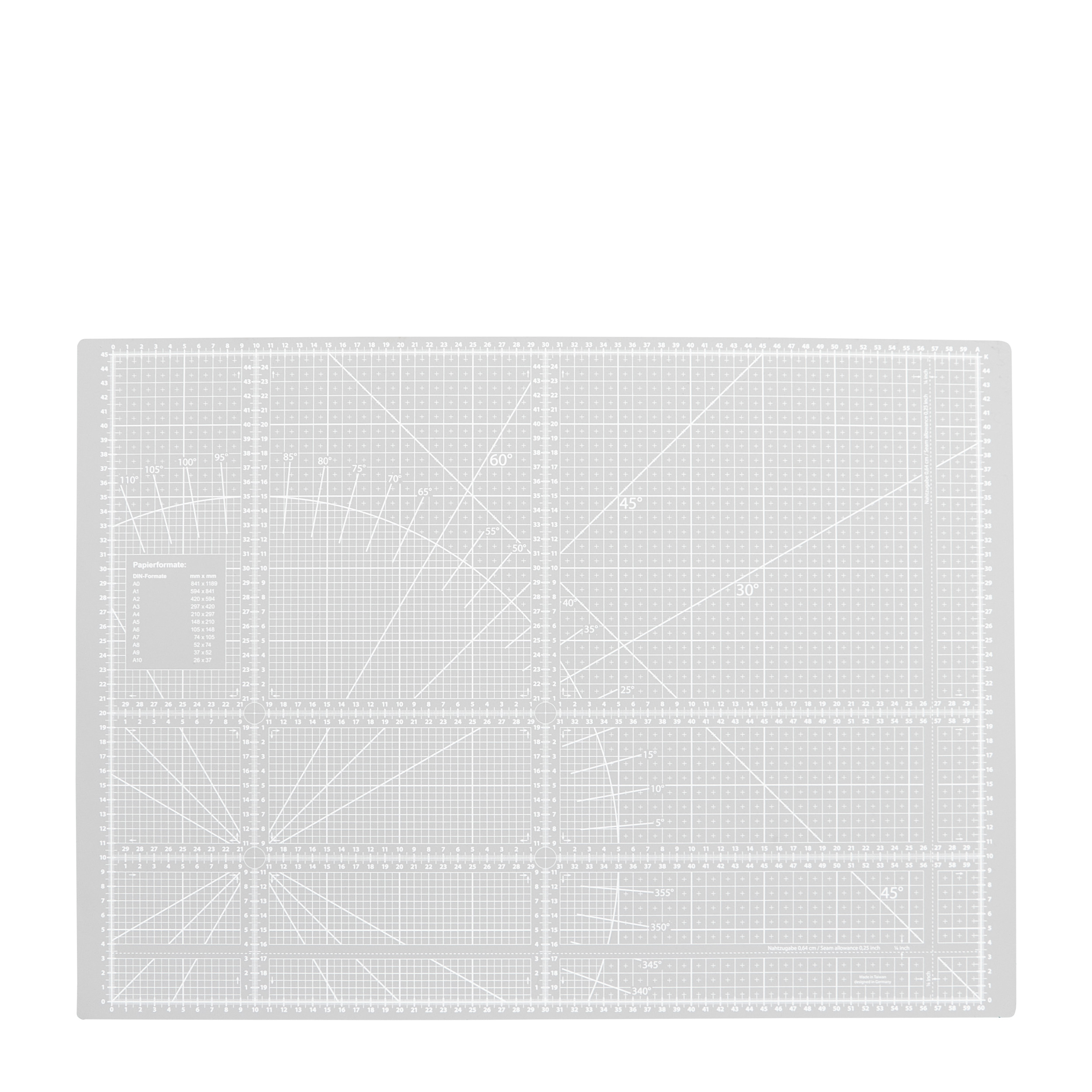 65 x 47,5 cm PATCHWORK Tappetino da taglio A2, autorigenerante, con  reticolato