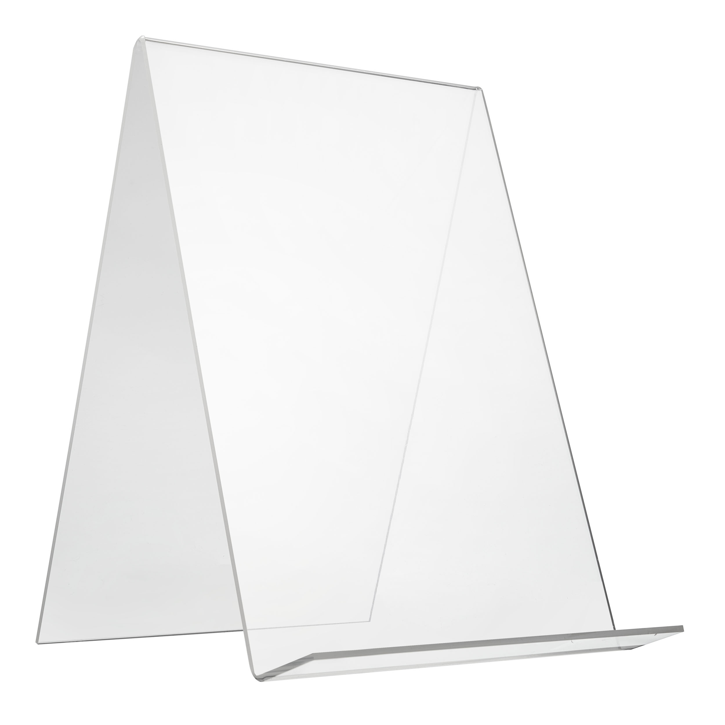 10 Supporti Espositori In Acrilico Trasparente Regolabili | Per Libri, Piatti, Foto, Cellulari E Displays | Altezza 11,2 Cm